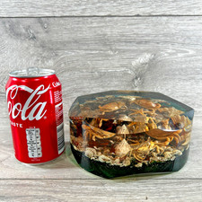 Huge Faceted Vintage Real Sea