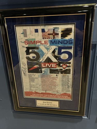 Simple minds signed - minds, poster