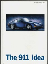 Porsche 911 1995-96 UK Market Hardback Sales Brochure 993 Carrera 4 4S Turbo