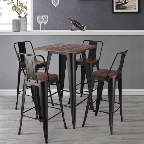 Commercial metal dining table - dining,