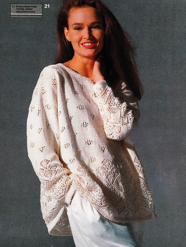 Knitting pattern copy - pattern, ladies