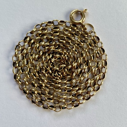 9ct gold belcher chain - belcher,