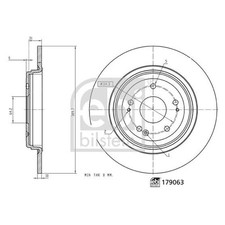 Febi Solid Brake Discs fits