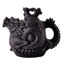 Clay Teapot Traditional Dragon