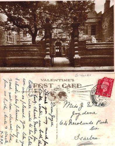 Vintage postcard wilberforce - vintage,