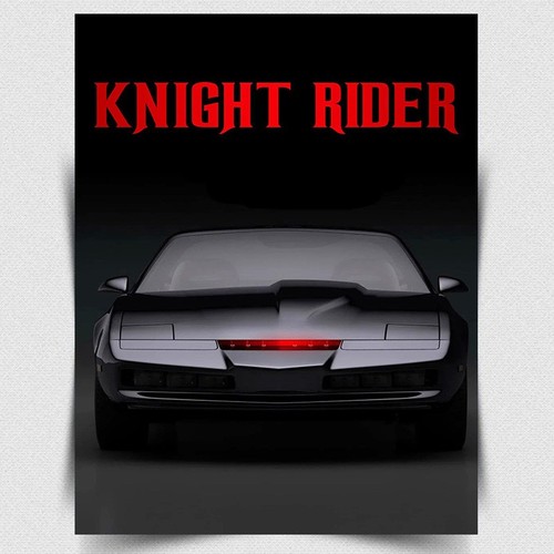 Knight rider metal sign wall - rider,