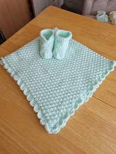Hand crochet baby blanket - blanket, &