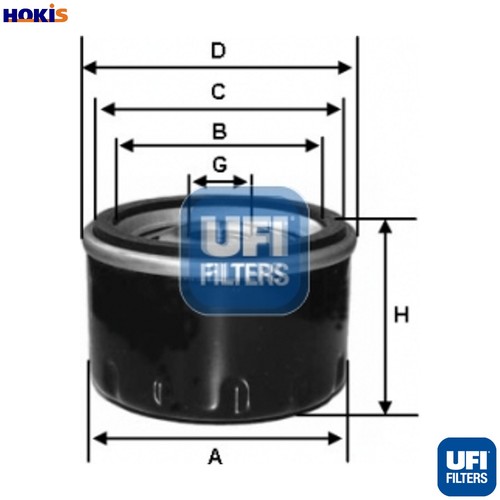 Oil filter 139 for - 23.139.00,