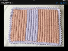 HAND CROCHET DOLLS BLANKET