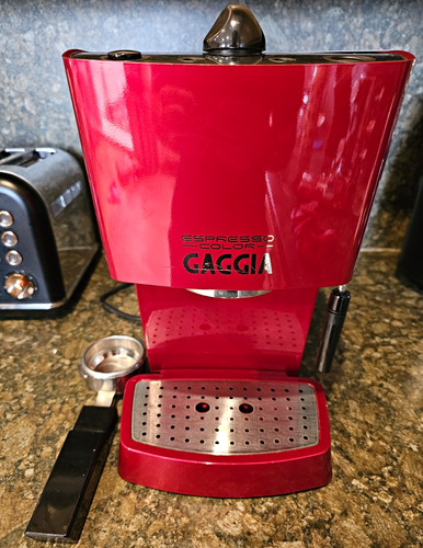 Gaggia new espresso color red - new,