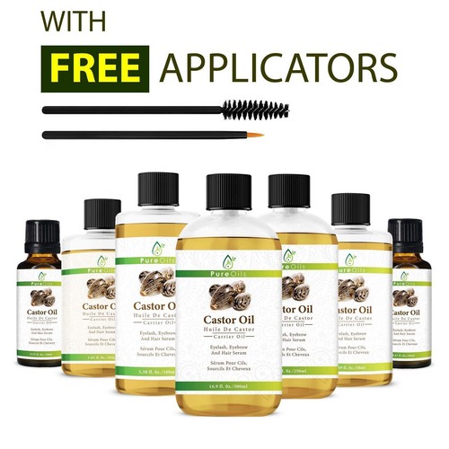 100 pure castor - oil, cold