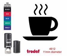Coffee Cup Loyalty Card Rubber Stamp, 11mm, reward scheme, coffee shop, cafe bar
