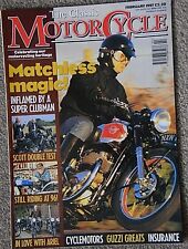Classic Motorcycle Feb 1997  SCOTT, MATCHLESS G9,  EXCELSIOR MANXMAN, Moto Guzzi