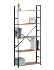 5 Tier Ladder Shelf Bookcase