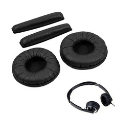 Black Ear Pads + Headband