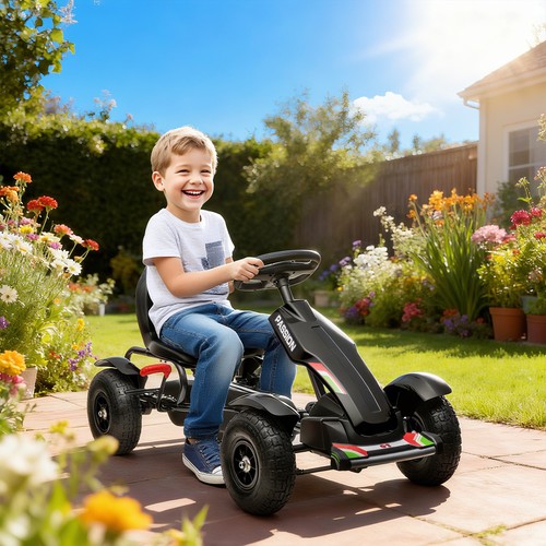 Kids pedal kart outdoor - go, kart,
