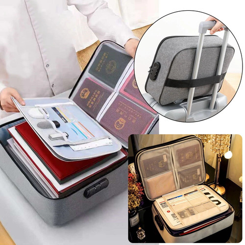 Fireproof document box with - fireproof,
