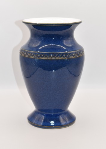 Denby imperial blue vase - denby,