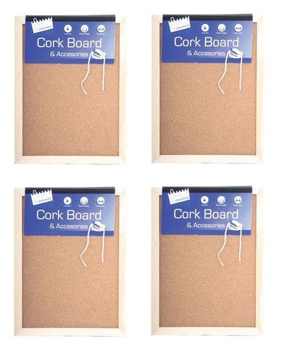 Large cork board with - x,