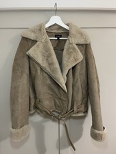 Topshop Tan Faux Suede and