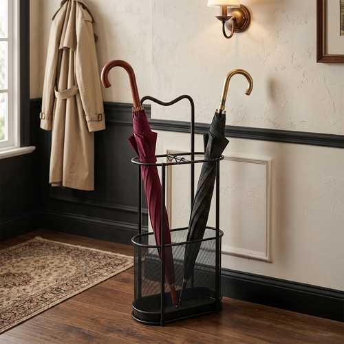 Metal umbrella stand - umbrella, stand,umbrella