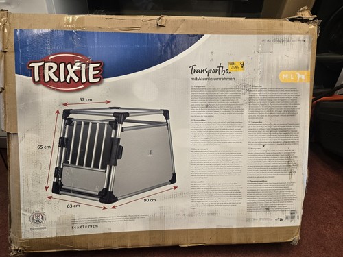 Trixie aluminium dog transport - aluminium,