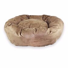 FAUX SUEDE – DONUT DOG BED