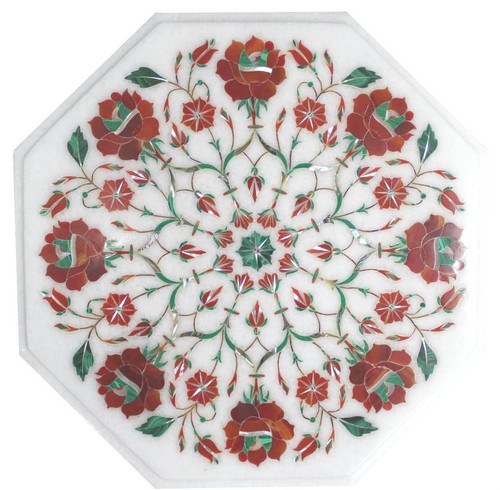 Marble center dining table - 12",