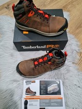 Timberland Pro Mens Brown Waterproof Safety Shoes Size 8UK RRP 130£