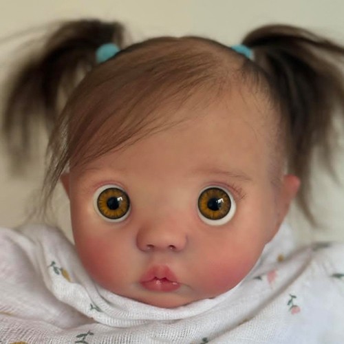 Painted reborn baby doll - 16",