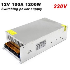 Switching Power Supply 230V AC to 12V DC Converter 100A 1200W Transformer 2025