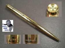 Parker 45 Insignia Ballpoint Pen Gold Plated 1970s