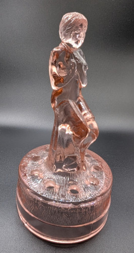 Art deco glass lady - deco,