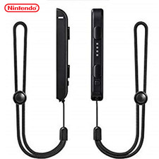 Official Nintendo Switch Wrist Straps Pair of 2 Genuine Joy Con Straps - Black