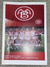 2008 AaB AALBORG BK V GLASGOW