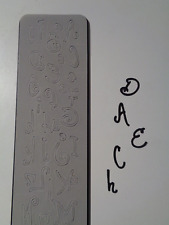 Sizzix Monde De Blonde Alphabet Decorative Strip Die Cutter