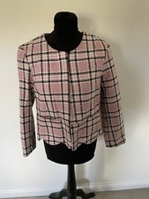 Topshop Check Pink Scallop