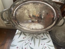 Antique Roger’s And Bro 2380 Silver Plated Tray