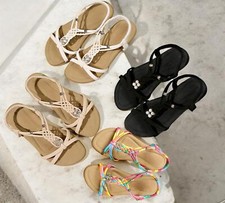 Women Flat Sandals Faux
