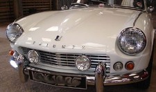 Pair Chrome Halogen Spot Lamps