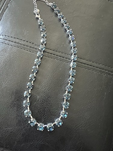 Mountain denim ice necklace - mountain/denim,