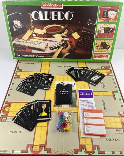 Waddingtons cluedo the - cluedo,