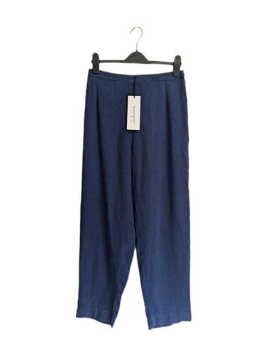 Sahara slim leg linen trousers - leg,