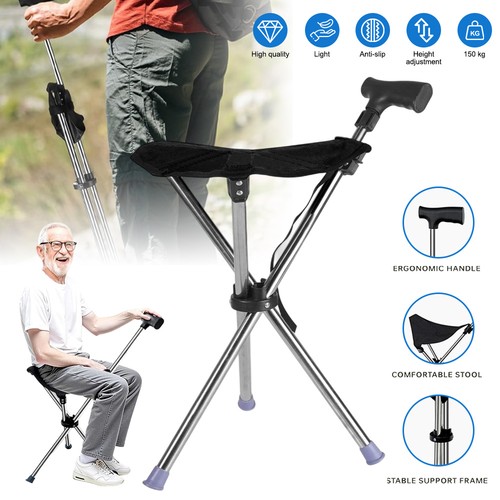 Folding portable walking stick - portable,