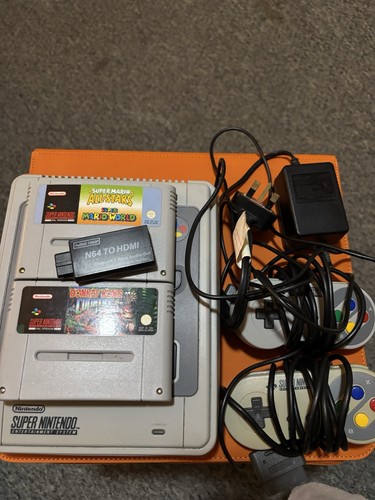 Nintendo snes console - console, and