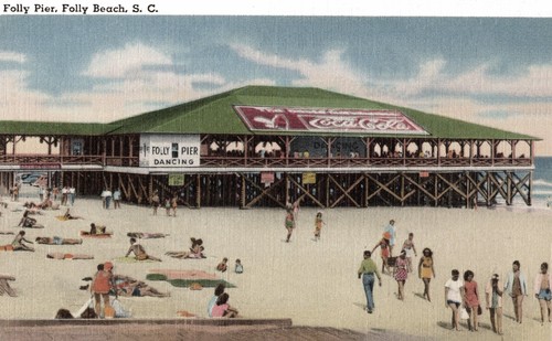 Folly beach south carolina - beach,