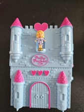 Vintage 1994 Bluebird Polly Pocket Fairytale Castle Storage Box Pre Owned
