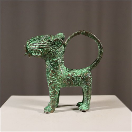68989 small bronze leopard - small,