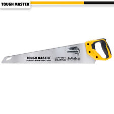TOUGH MASTER 550mm Hand Saw Wood Carpentry Tool Sharp 9TPI Soft Grip Cutting Saw