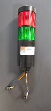 DAYTON 26ZT34 Tower Light, 24V AC/DC, 56mm, Steady, Flash, Red, Green. Beacon